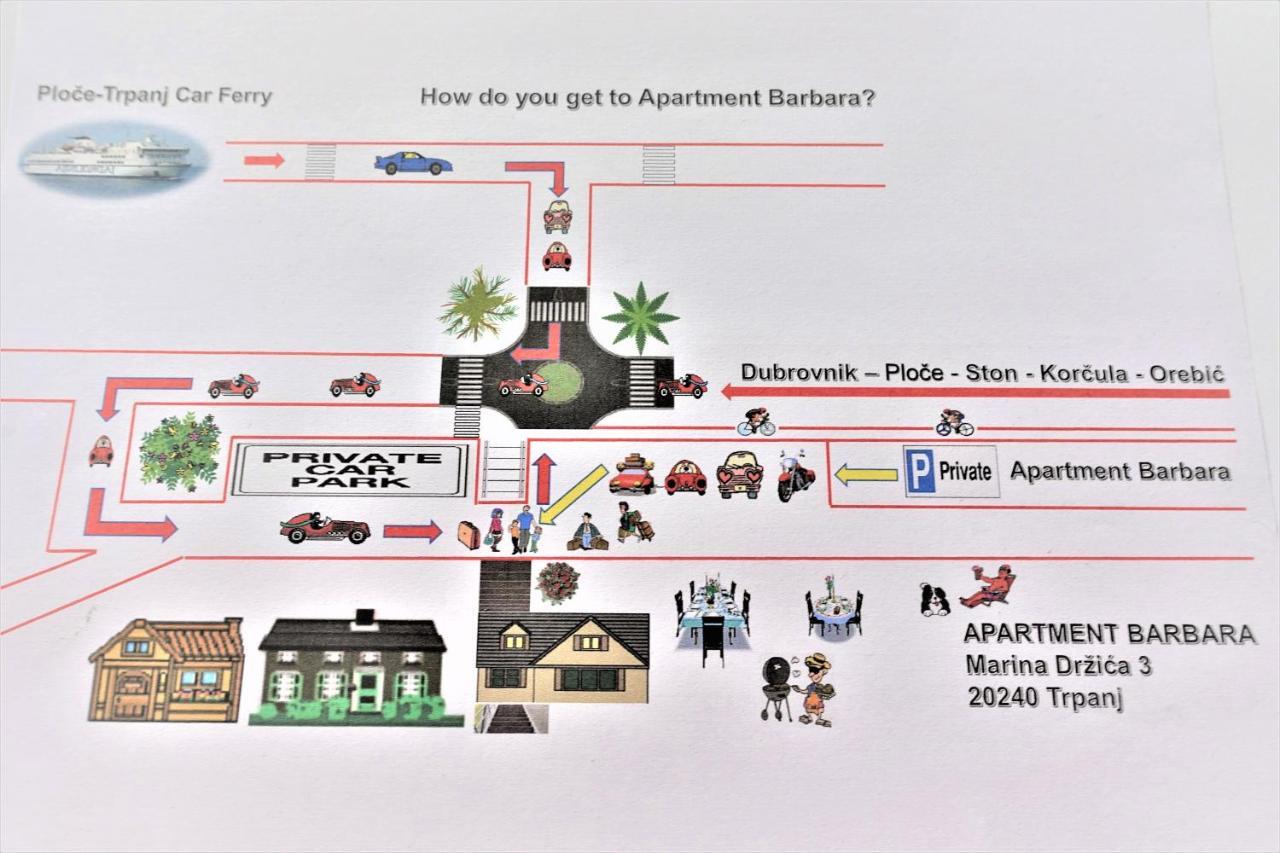 Klimatisiertes Apartment Barbara Търпан Екстериор снимка
